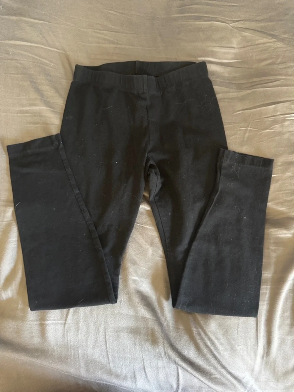 Cat & Jack Black Girls' Stretch Leggings / AA36